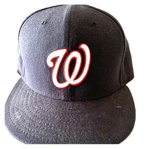 New Era Washington Nationals Blue Fitted Cap